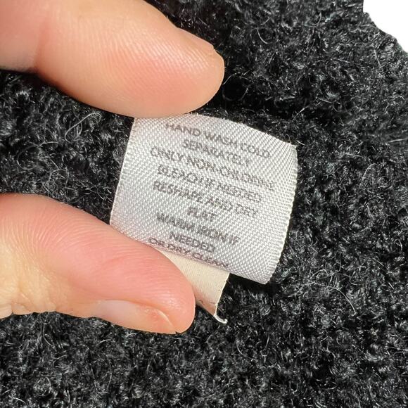 J Jill Black Textured Knit Sleeveless Vest Size XL - Picture 7 of 8